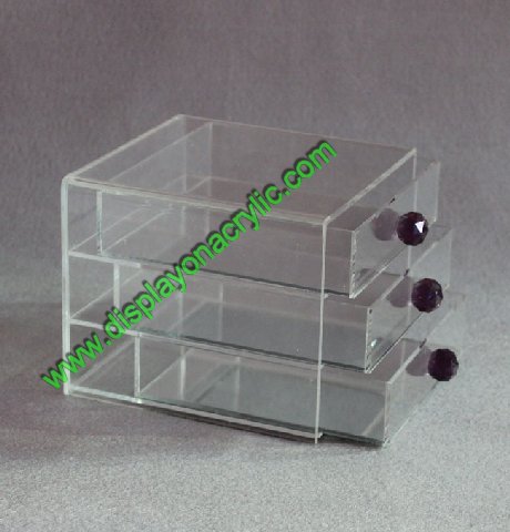 perspex jewelry drawer